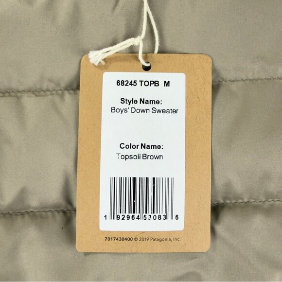 Patagonia Boys Size Medium Down Sweater - Picture 4 of 14